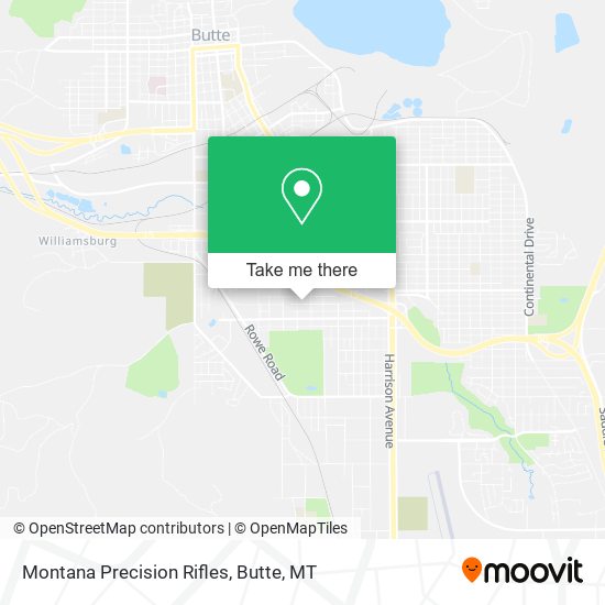 Montana Precision Rifles map