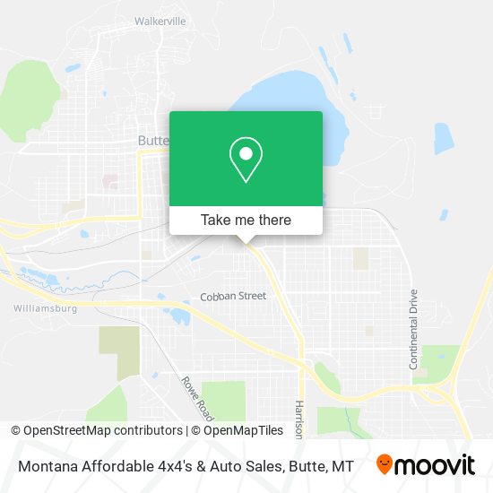 Montana Affordable 4x4's & Auto Sales map