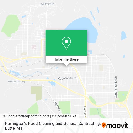 Harrington's Hood Cleaning and General Contracting map