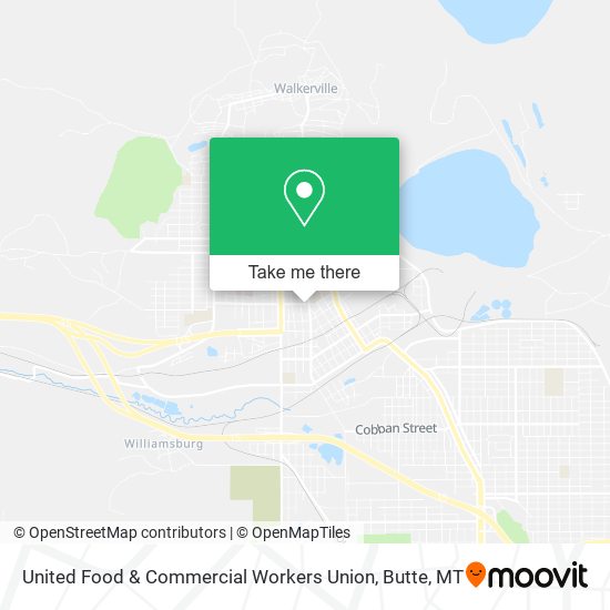 United Food & Commercial Workers Union map