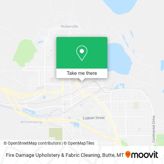 Fire Damage Upholstery & Fabric Cleaning map