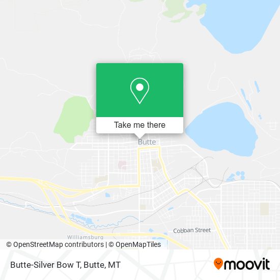 Mapa de Butte-Silver Bow T