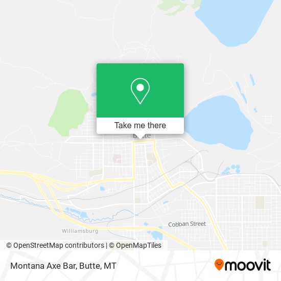 Montana Axe Bar map