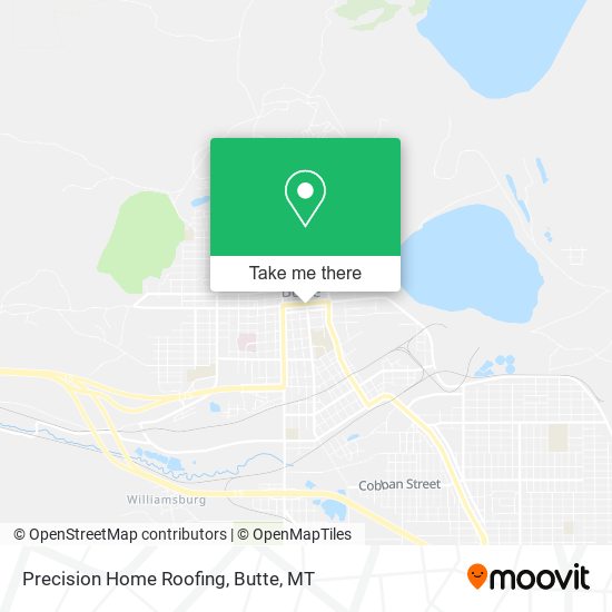 Precision Home Roofing map