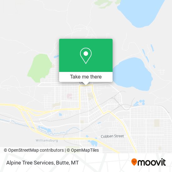 Alpine Tree Services map