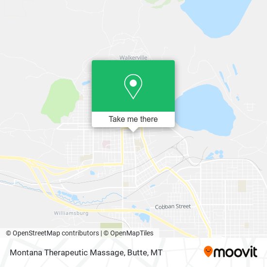 Montana Therapeutic Massage map