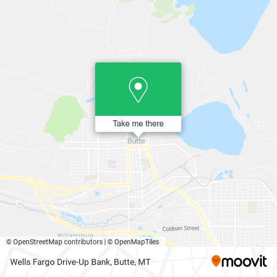 Mapa de Wells Fargo Drive-Up Bank