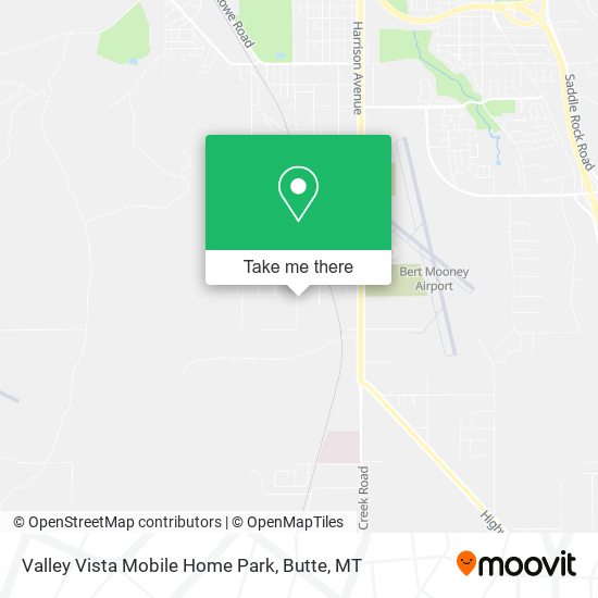 Valley Vista Mobile Home Park map