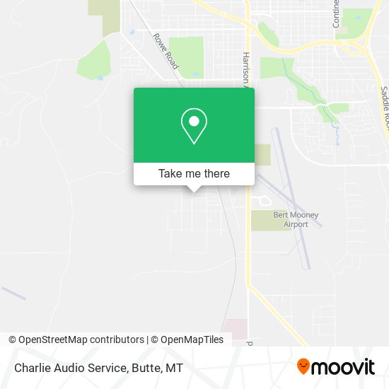 Mapa de Charlie Audio Service