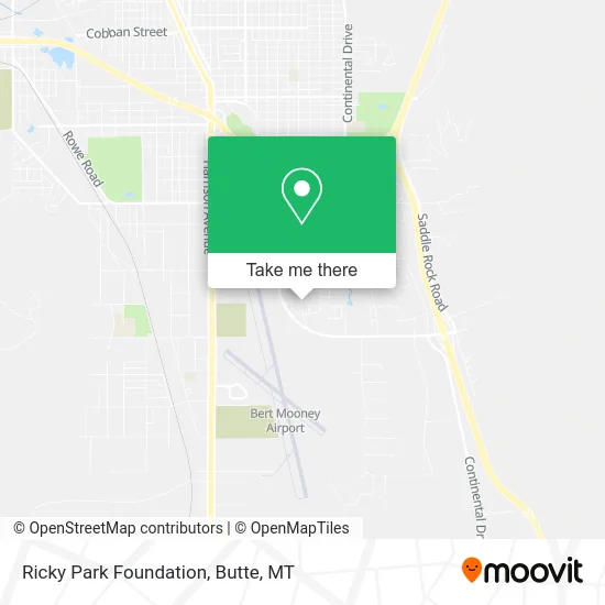 Ricky Park Foundation map
