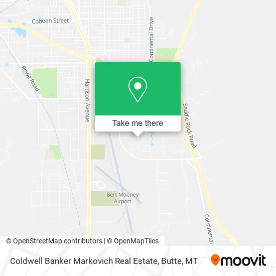 Coldwell Banker Markovich Real Estate map