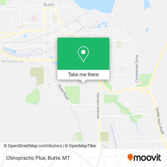 Chiropractic Plus map