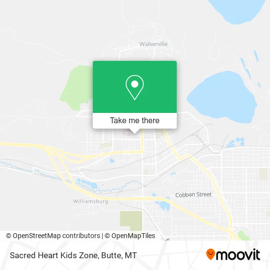 Sacred Heart Kids Zone map