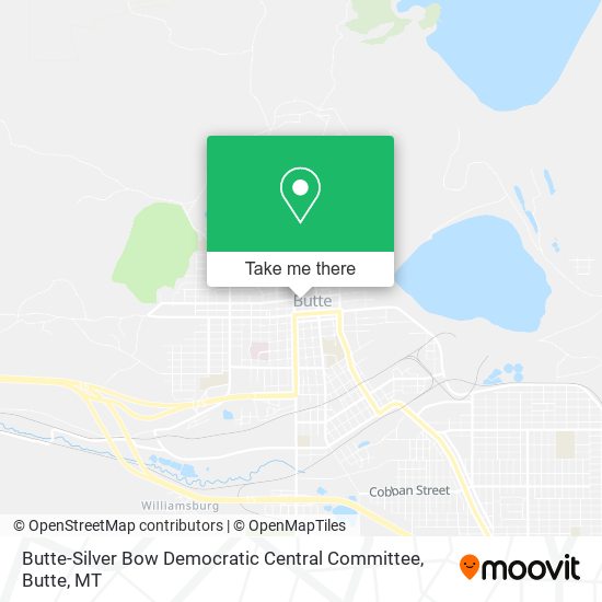 Mapa de Butte-Silver Bow Democratic Central Committee