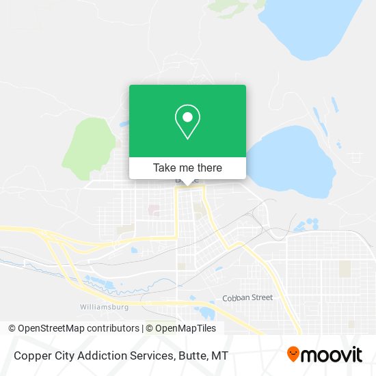Mapa de Copper City Addiction Services