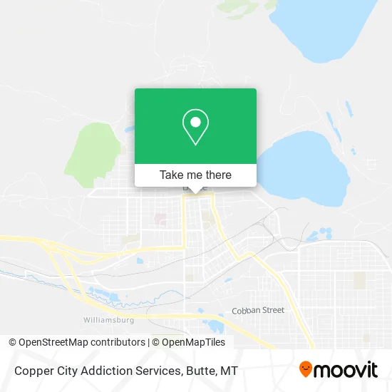 Copper City Addiction Services map