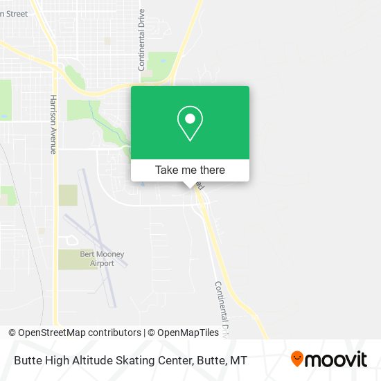 Butte High Altitude Skating Center map