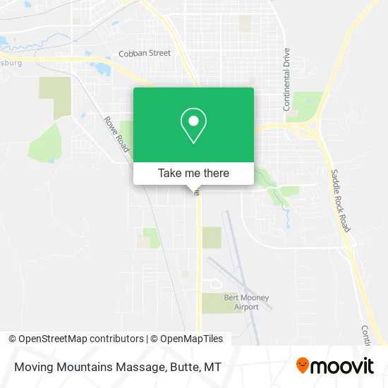 Moving Mountains Massage map