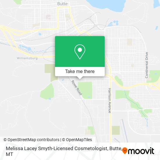 Melissa Lacey Smyth-Licensed Cosmetologist map