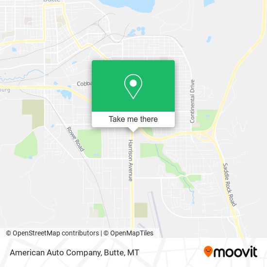 American Auto Company map