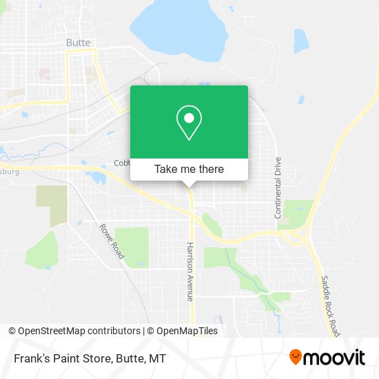 Frank's Paint Store map