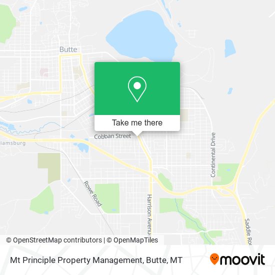 Mapa de Mt Principle Property Management