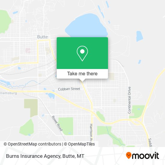 Mapa de Burns Insurance Agency