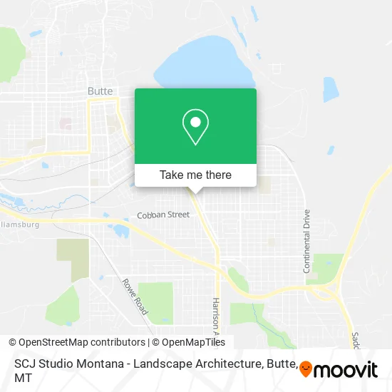 SCJ Studio Montana - Landscape Architecture map