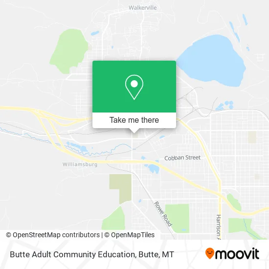 Butte Adult Community Education map