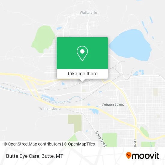 Butte Eye Care map