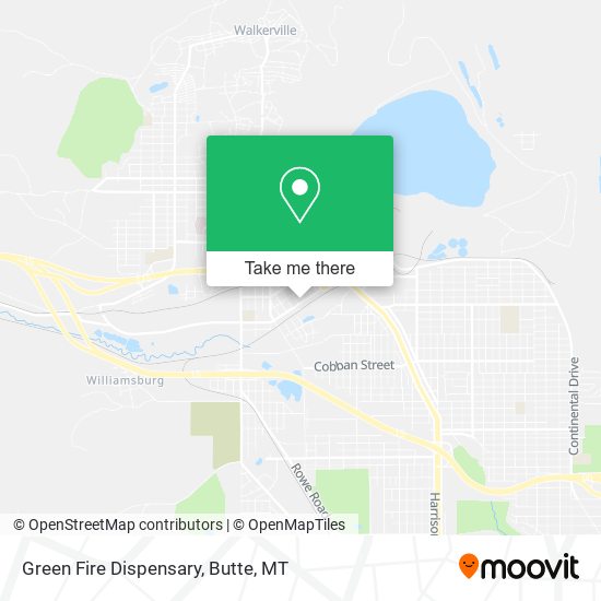 Green Fire Dispensary map