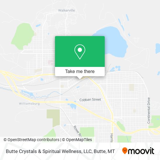 Mapa de Butte Crystals & Spiritual Wellness, LLC