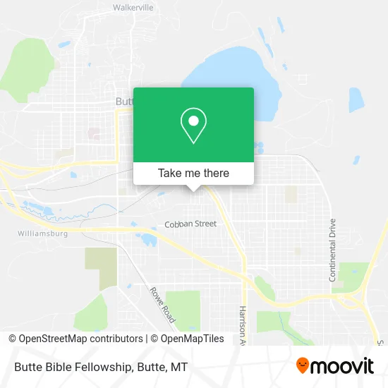 Butte Bible Fellowship map