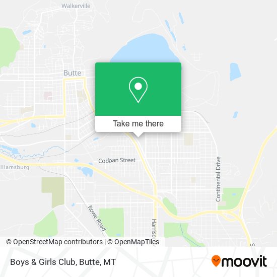 Boys & Girls Club map