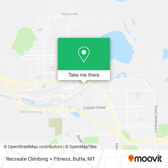 Mapa de Recreate Climbing + Fitness