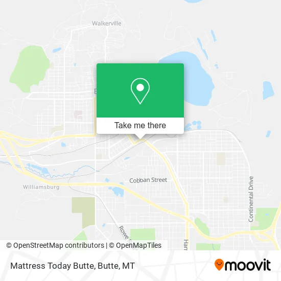 Mattress Today Butte map