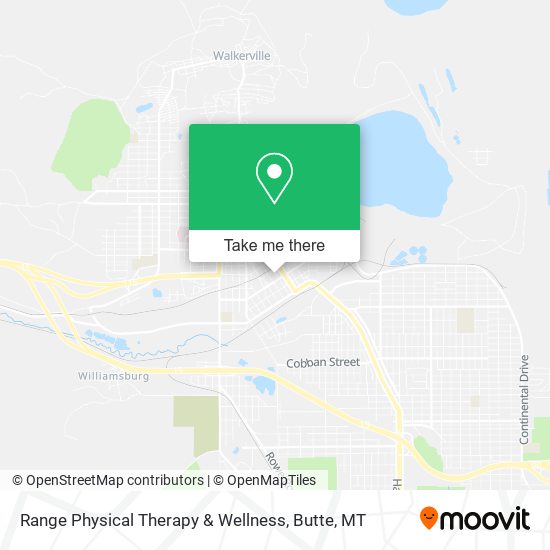 Range Physical Therapy & Wellness map