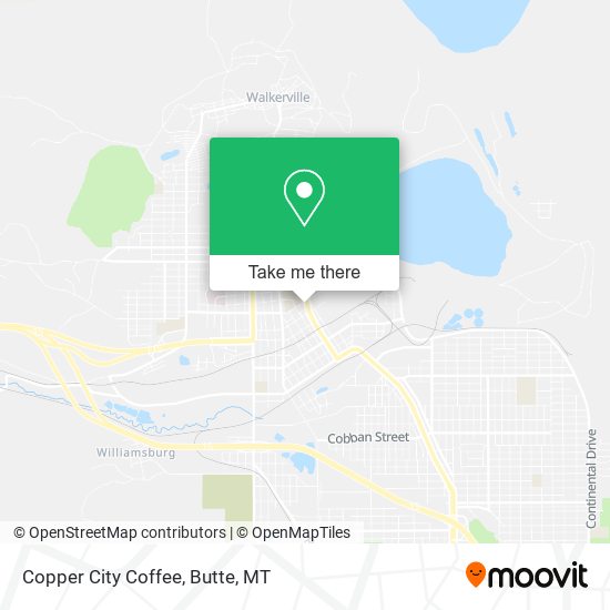 Copper City Coffee map