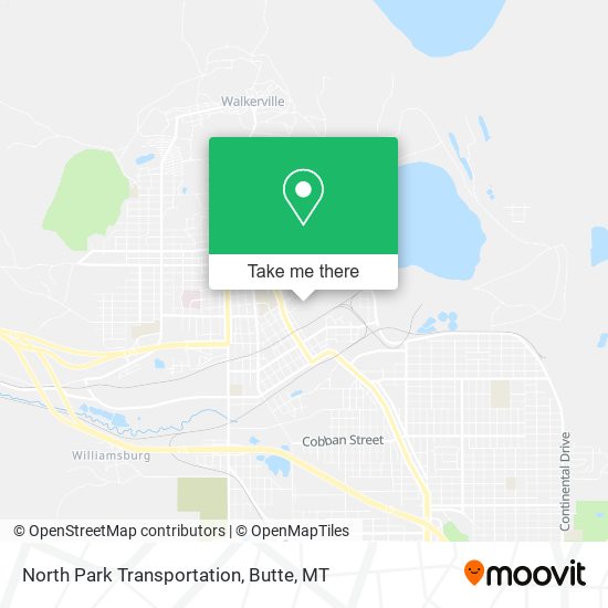 Mapa de North Park Transportation