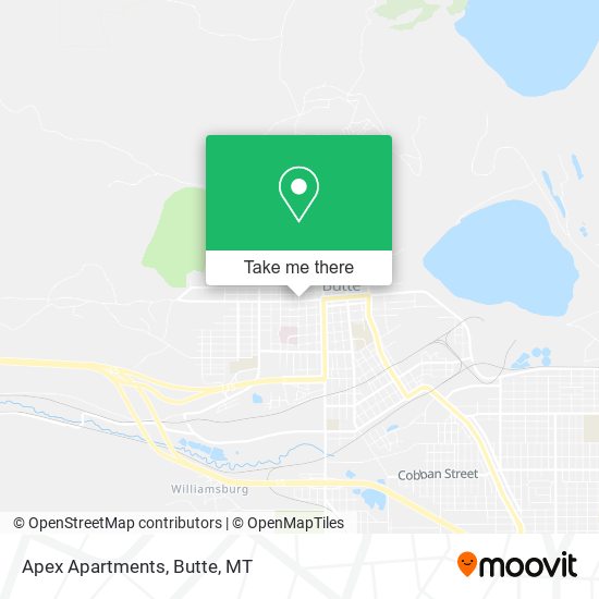 Apex Apartments map