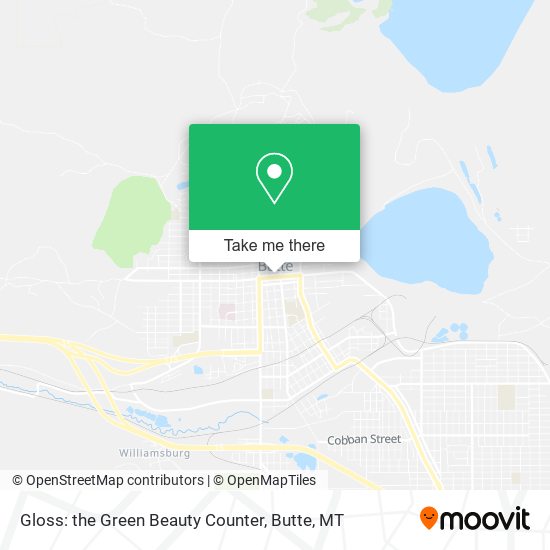 Gloss: the Green Beauty Counter map