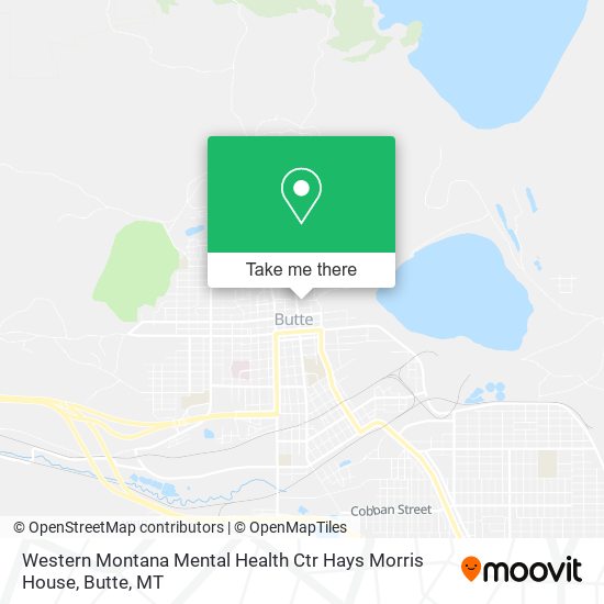 Western Montana Mental Health Ctr Hays Morris House map