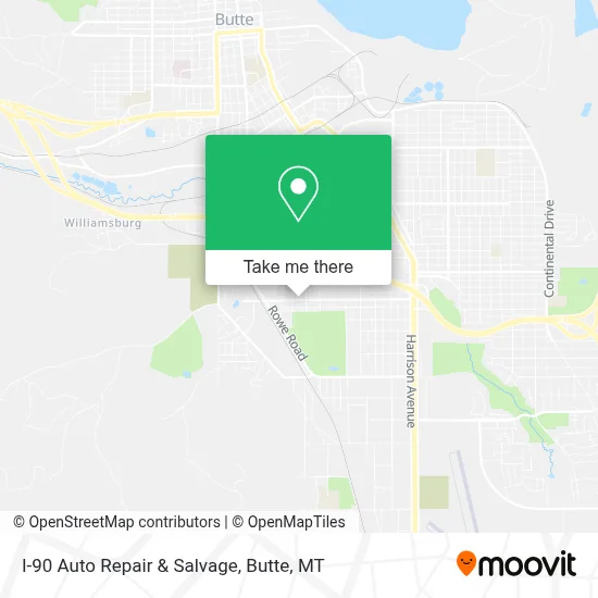 I-90 Auto Repair & Salvage map