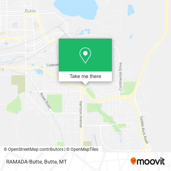RAMADA-Butte map