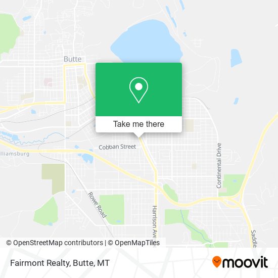 Fairmont Realty map