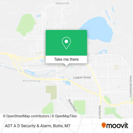 ADT A D Security & Alarm map