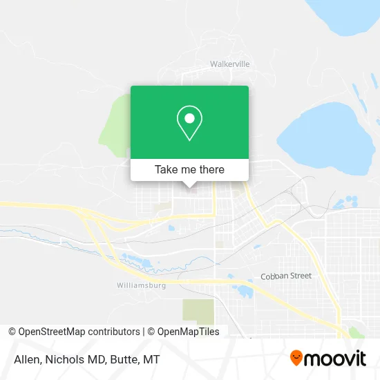 Allen, Nichols MD map