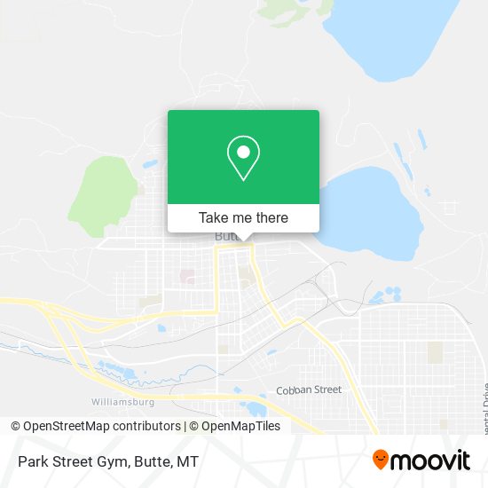 Park Street Gym map