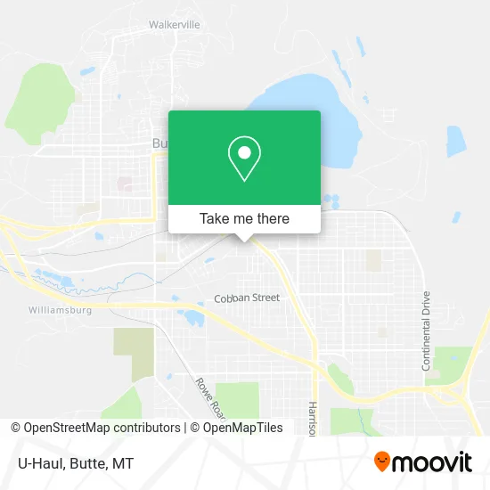 U-Haul map