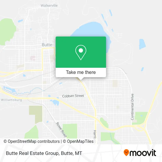 Butte Real Estate Group map